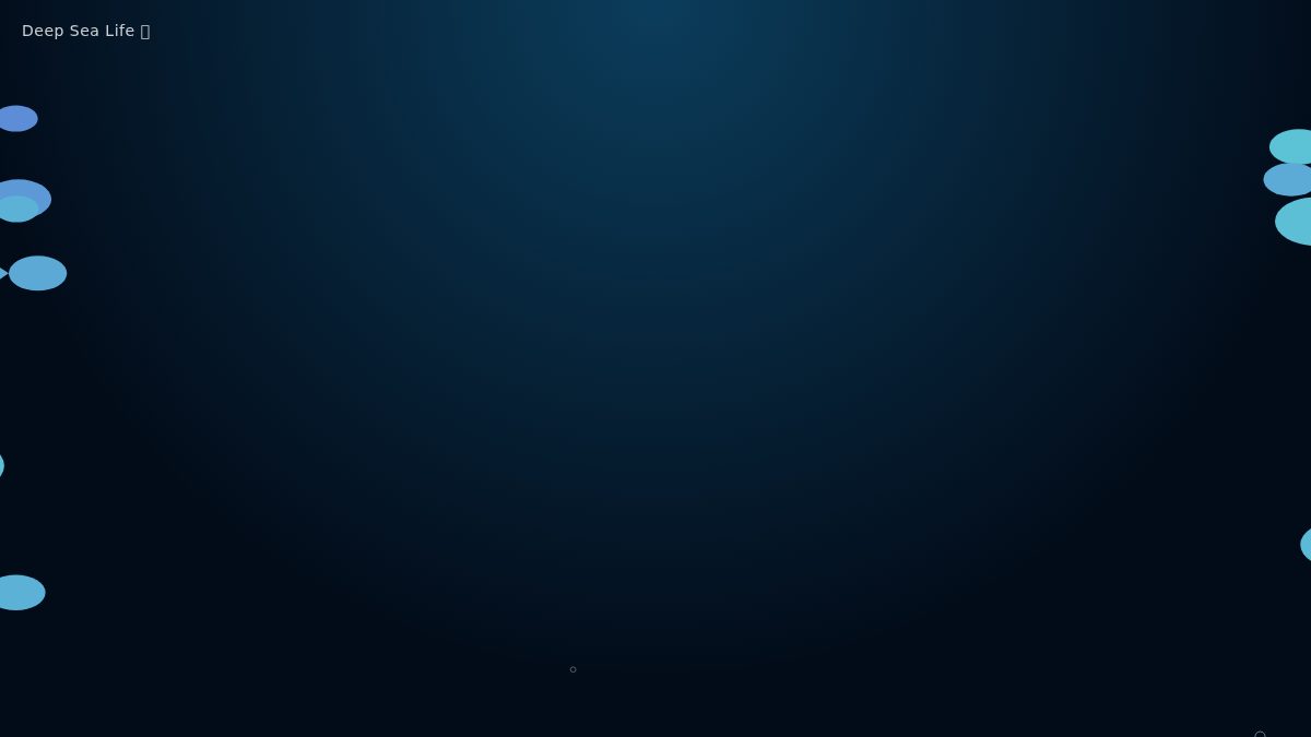 Preview of deep sea life